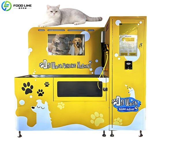 dog washing vending device