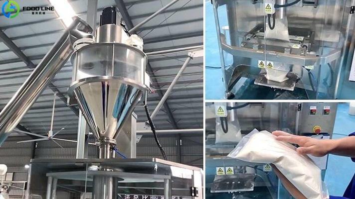 powder filling machine detail