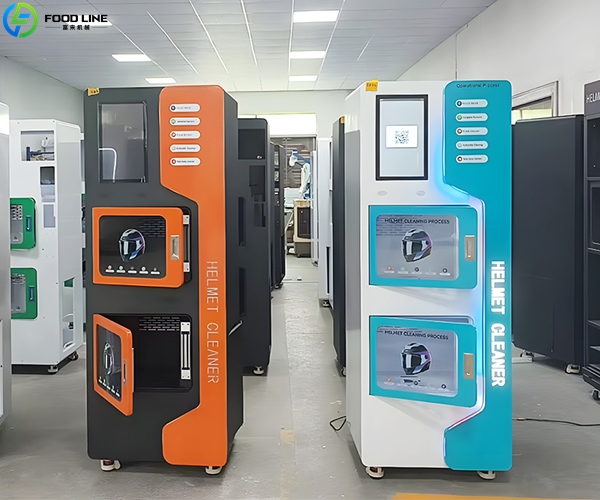smart helmet cleaning equipment