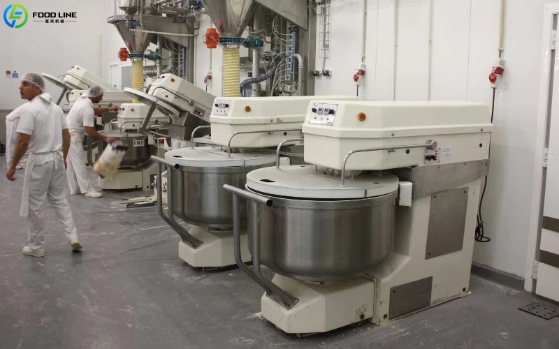 automatic dough mixer device