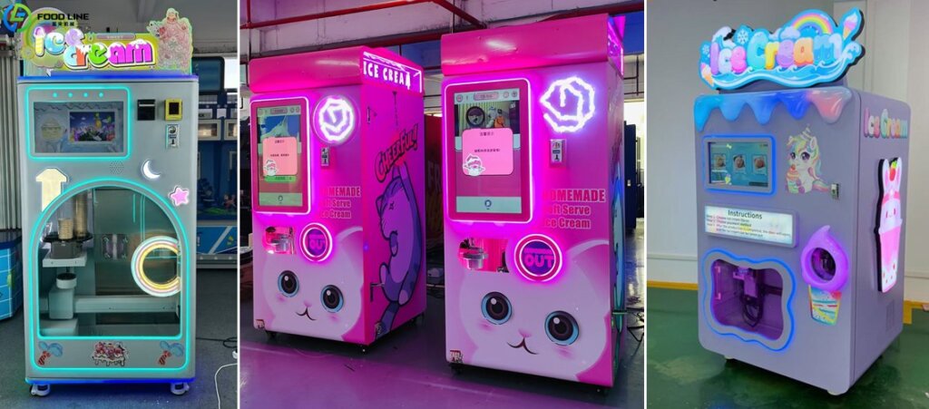 customized exterior for ice cream vending machines