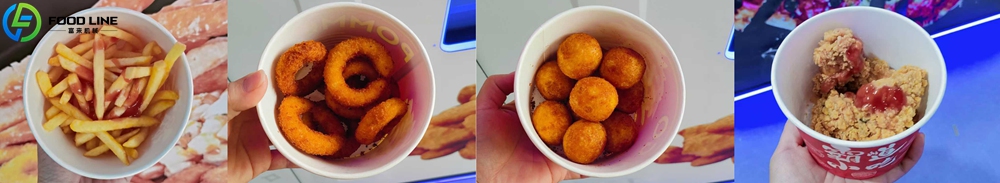 food made with a french fry machine