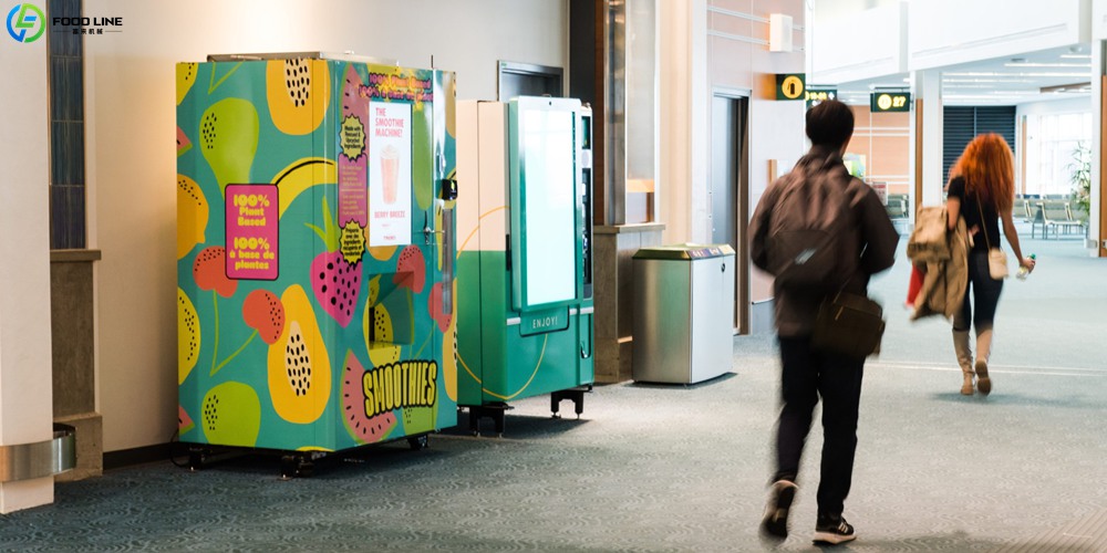 smoothie vending machine usage scenarios