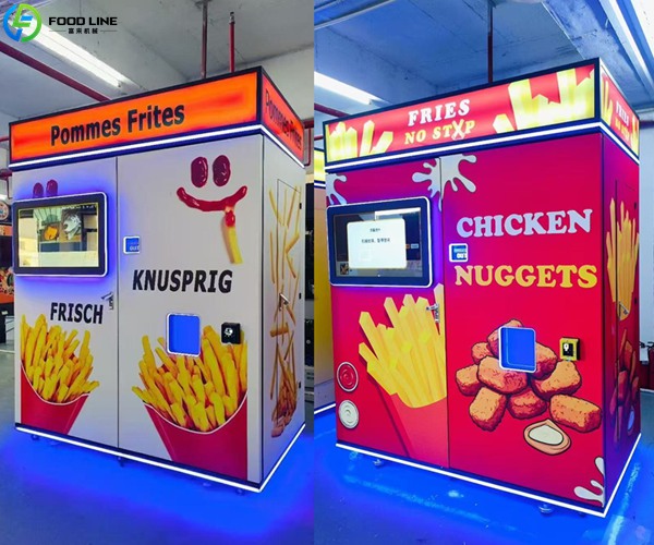 vending device for french fries