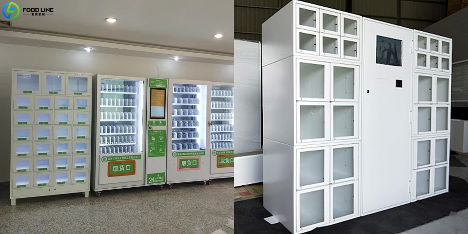 vending device for lockers