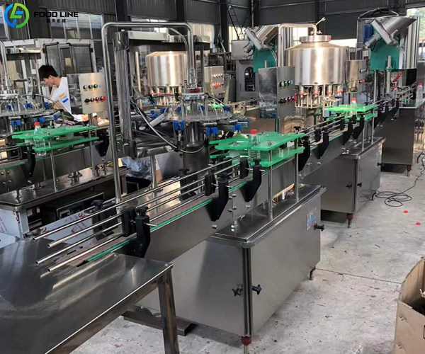 capping machine in production line