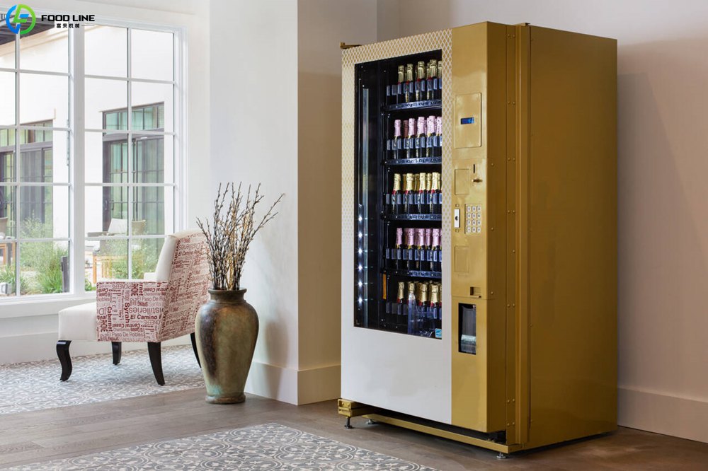 smart vending device for wine bottle