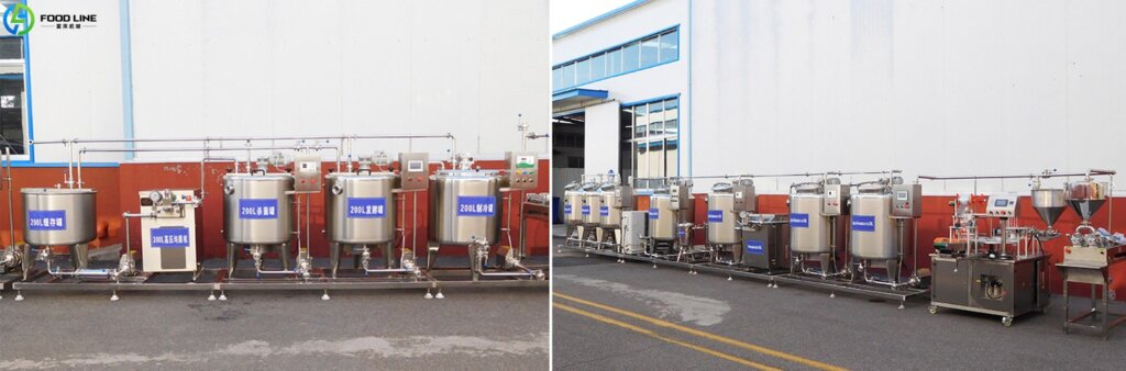 automatic yogurt processing line device
