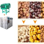 200KG/H Cashew Nut Processing Machine Price cashew production line device