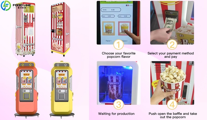 popcorn vending machine operating procedure