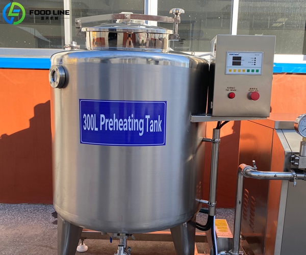 preheating tank
