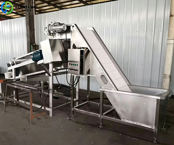 automatic shrimp peeling equipment