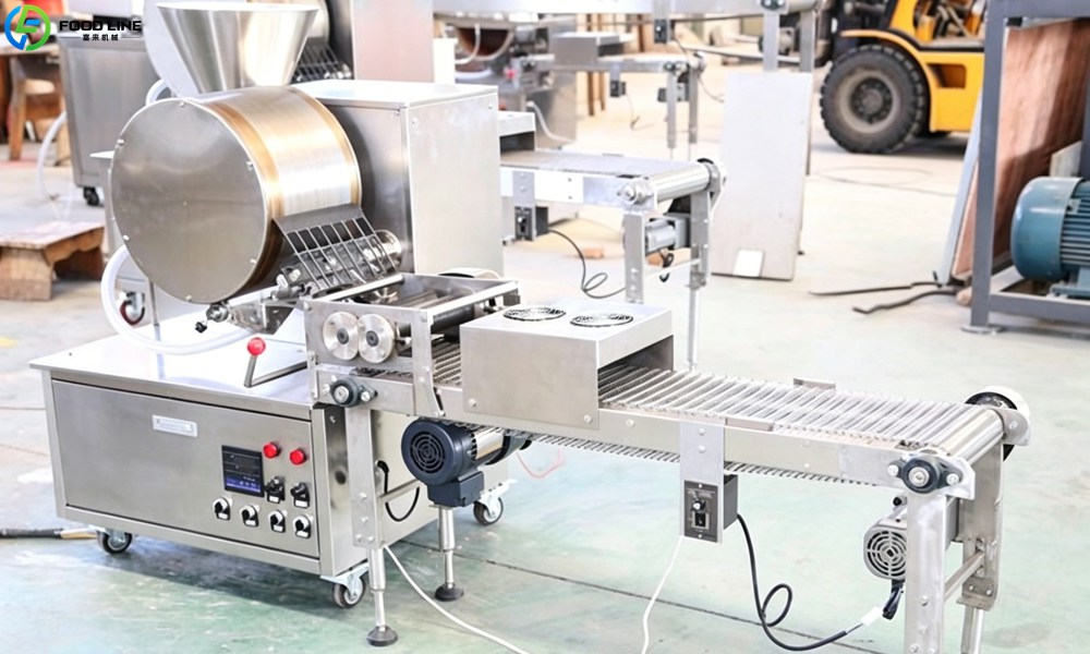 automatic spring roll wrapper device