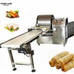 Spring Roll Sheet Maker with Two Spray Nozzles automatic spring roll wrapper equipment
