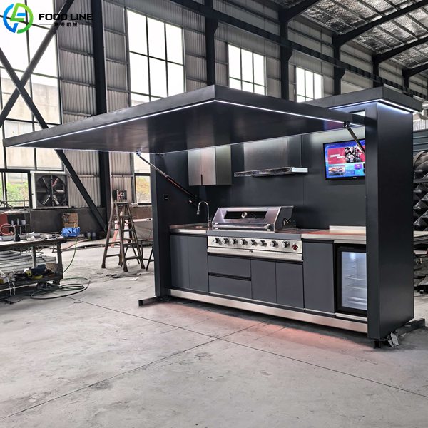 3.5m outdoor kitchen