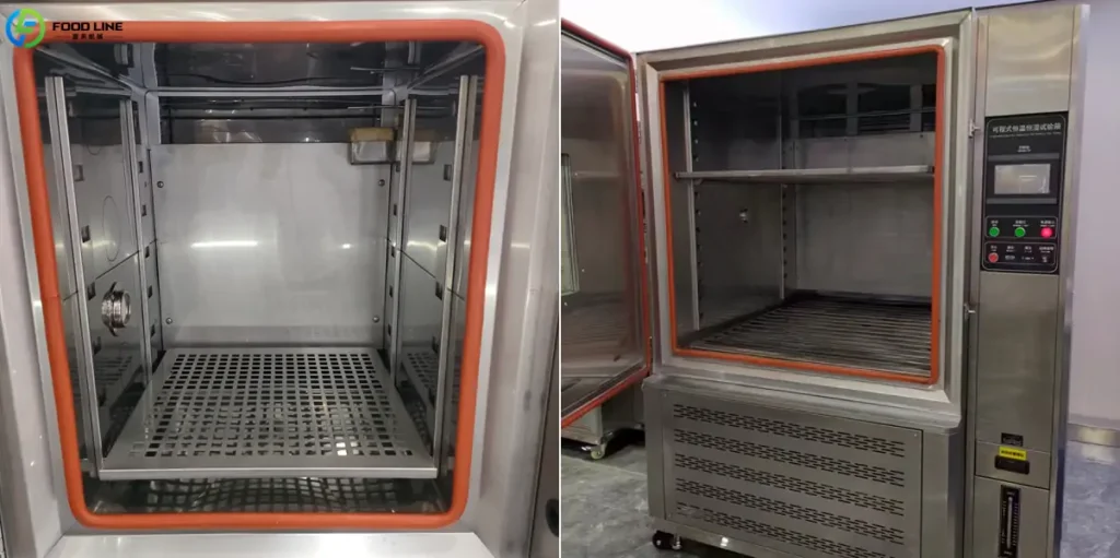 fermentation chamber of the garlic fermentation machine