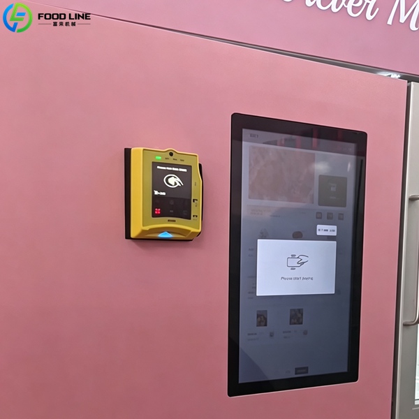 flower vending machine screen