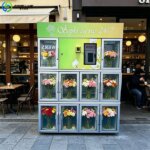 3 Flower Bouquet Vending Machines for Sale to the United States green flower vending device