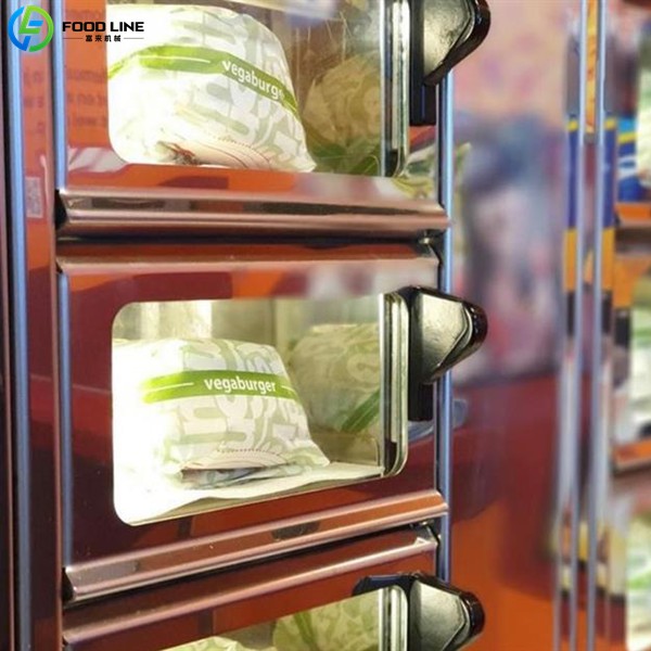 hot food vending device detail