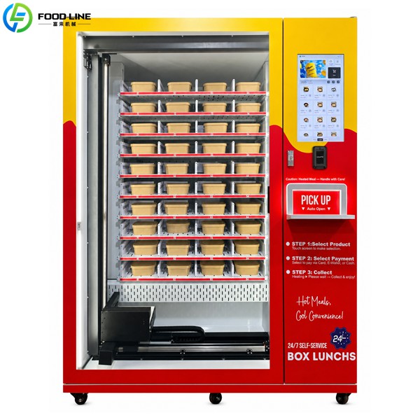 hot meal vending device