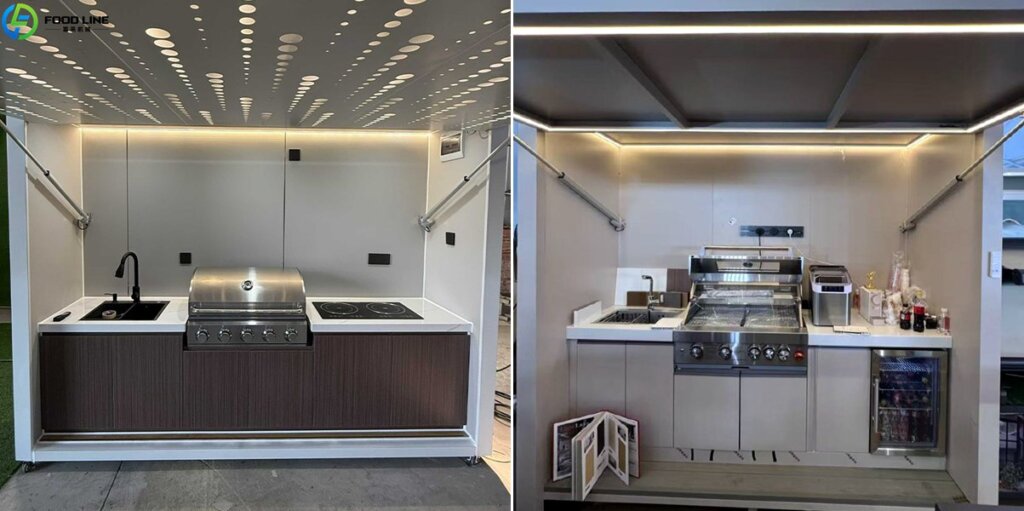 outdoor kitchen interior