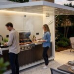 Outdoor Kitchen and BBQ for Sale in USA white bbq outdoor kitchen