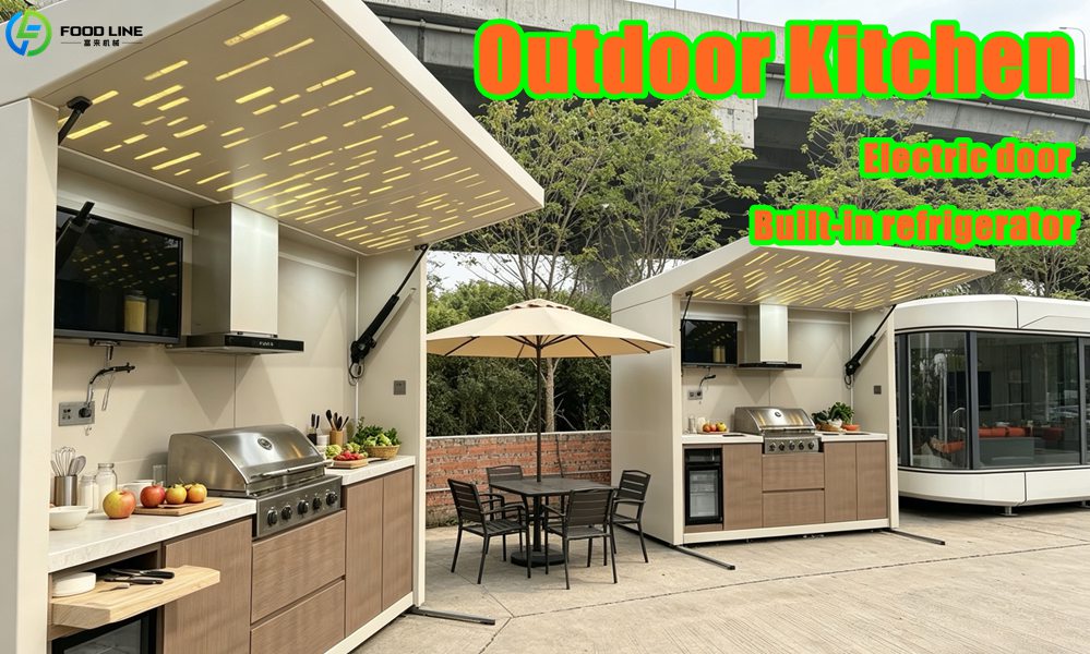 2.9m outdoor kitchen device