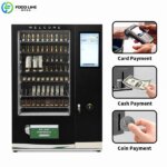 Standing Perfume Vending Machine for Sale black perfume vending device