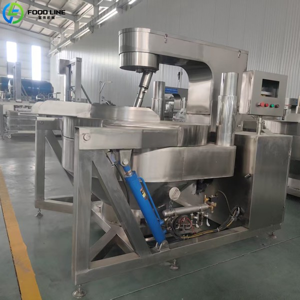 tomato sauce processing jacketed kettle