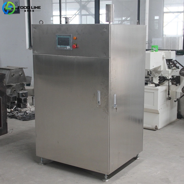 continuous chocolate tempering machine side view