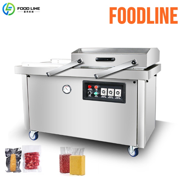 double chamber vacuum packaging device