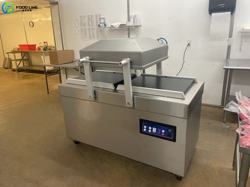 dual chamber vacuum packing device