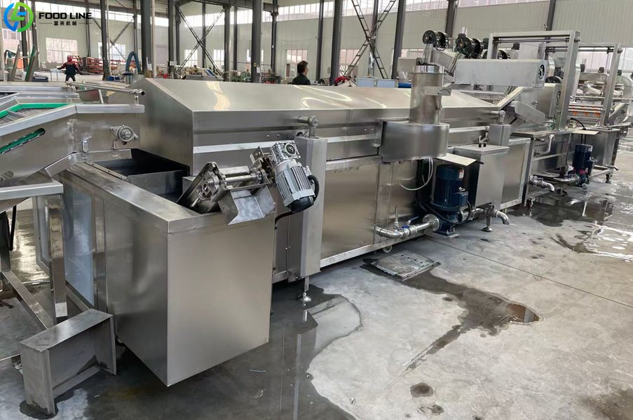 vegetable blanching line